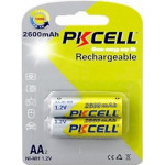 Акумулятор PKCELL Rechargeable AA 2600mAh 2шт/уп (6942449544988)