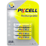 Аккумулятор PKCELL Rechargeable AAA 1000mAh 4шт/уп (6942449545480)