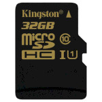 Карта памяти KINGSTON microSDHC 32GB UHS-I Class 10 (SDCA10/32GBSP)