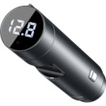 FM-трансмиттер BASEUS Energy Column Car Wireless MP3 Charger 18W Dark Gray (CCNLZ-C0G)