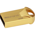 Флэшка MIBRAND Hawk 16GB USB2.0 Gold (MI2.0/HA16M1G)