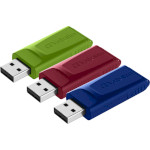 Набір з 3 флешок VERBATIM Store 'n' Go Slider 16GB USB2.0 (49326)