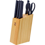 Набор кухонных ножей на подставке Xiaomi HUOHOU Stainless Steel Knife Set 6пр (HU0058)