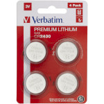 Батарейка VERBATIM Premium Lithium CR2430 4шт/уп (49534)