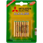 Батарейка MITSUBISHI ELECTRIC Alkaline AAA 4шт/уп (LR03/4BP)
