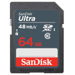 Карта пам'яті SANDISK SDXC Ultra 64GB UHS-I Class 10 (SDSDUNB-064G-GN3IN)