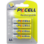 Аккумулятор PKCELL Rechargeable AA 2000mAh 4шт/уп (6942449544995)