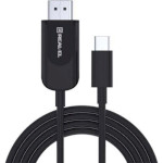 Кабель REAL-EL USB 2.0 AM to Type-C Leather Premium Black/Silver 1м (EL123500049)