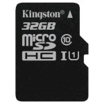 Карта памяти KINGSTON microSDHC 32GB UHS-I Class 10 (SDC10G2/32GBSP)