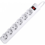 Мережевий фільтр DEFENDER DFS 153 White, 6 розеток, 3м (99490)