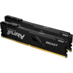 Модуль пам'яті KINGSTON FURY Beast DDR4 3733MHz 16GB Kit 2x8GB (KF437C19BBK2/16)