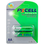 Акумулятор PKCELL Pre-charged Rechargeable AA 600mAh 2шт/уп (6942449546166)