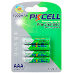 Акумулятор PKCELL Pre-charged Rechargeable AAA 1000mAh 4шт/уп (PC/AAA1000-4BA)