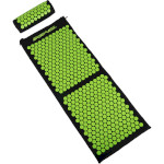 Акупунктурный коврик (аппликатор Кузнецова) с валиком SPORTVIDA 130x50cm Black/Green (SV-HK0353)