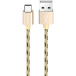 Кабель BOROFONE BX24 Ring Current USB-C 1м Gold