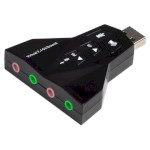 Внешняя звуковая карта DYNAMODE 3D Virtual Sound 7.1 w/Volume Control USB2.0 Black