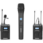 Микрофонная система BOYA BY-WM8 Pro-K4 Dual-Channel Camera-Mount Wireless Combo Lavalier & Handheld Microphone System
