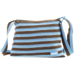 Сумка наплечная ZIPIT Medium Zipper Shoulder Bag Blue/Brown (ZBD-4)