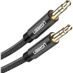 Кабель UGREEN AV112 3.5mm Male to Male Audio Cable mini-jack 3.5mm 2м Black (50363)