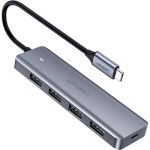 USB хаб UGREEN CM219 4xUSB3.0 Gray (70336)