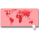 Коврик для мыши VOLTRONIC Карта Мира 300x700 Pink (SJDT-08)