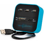USB хаб VOLTRONIC CUB3 Black/Blue