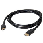 Кабель VOLTRONIC DisplayPort - HDMI 1.8м Black (YT-DP(M)/HDMI(M)-1.8M)