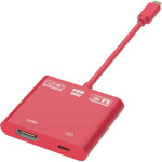 Адаптер VOLTRONIC MHL Lightning - HDMI Red (OT-7565A)