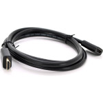 Кабель-подовжувач MERLION HDMI v2.0 0.5м Black