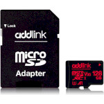 Карта пам'яті ADDLINK microSDXC Professional 128GB UHS-I U3 V30 A1 Class 10 + SD-adapter (AD128GBMSXU3A)