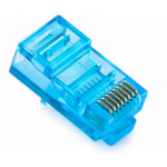 Конектор RITAR RJ-45 UTP Cat.5e 100шт/уп Blue (RJ45ML-BL)