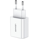 Зарядний пристрій USAMS US-CC075 T18 Single USB Travel Charger White (CC075TC01)