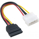 Кабель живлення EXTRADIGITAL Molex to SATA 15см (KBP1660)