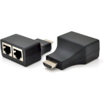 Удлинитель HDMI по витой паре VOLTRONIC до 30м, 720P HDMI Black (YT-SCPE HDMI/2P-30M720P)