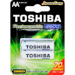 Аккумулятор TOSHIBA Rechargeable AA 2600mAh 2шт/уп (00156694)