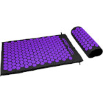 Акупунктурный коврик (аппликатор Кузнецова) с валиком SPORTVIDA 66x40cm Black/Violet (SV-HK0408)