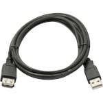 Кабель-подовжувач RITAR USB 2.0 AM/AF 0.8м Black