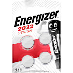 Батарейка ENERGIZER Lithium CR2032 240mAh 4шт/уп (637762)