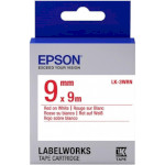 Стрічка EPSON LK-3WRN 9mm Red on White (C53S653008)