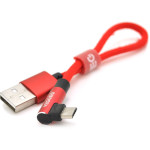 Кабель VEGGIEG UA-20R Micro-USB 0.2м Red (YT-UA-20R)