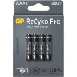 Аккумулятор GP ReCyko Pro AAA 800mAh 4шт/уп (GP85AAAHCB-2EB4)