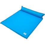 Самонадувной 2-местный коврик с подушкой SKIF OUTDOOR Duplex Blue (LC-680)