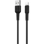 Кабель BOROFONE BX30 Silicone Charging Data Cable for Lightning 1м Black