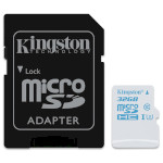 Карта пам'яті KINGSTON microSDHC Action Camera 32GB UHS-I U3 Class 10 + SD-adapter (SDCAC/32GB)