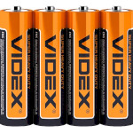 Батарейка VIDEX Super Heavy Duty AA 850mAh 4шт/уп (R6P/AA 4PCS S)