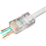 Коннектор сквозной KINGDA RJ-45 UTP Cat.5e