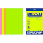 Офисная цветная бумага BUROMAX Neon A4 80г/м² 200л (BM.27215200E-99)