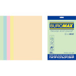 Офісний кольоровий папір BUROMAX Pastel A4 80г/м² 50арк (BM.2721250E-99)