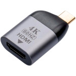 Адаптер VINGA USB-C - HDMI v2.0 Gray (VCPATCHDMI2C)