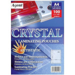 Плёнка для ламинирования AGENT Crystal Antistatic A4 100мкм 100л (3140021)